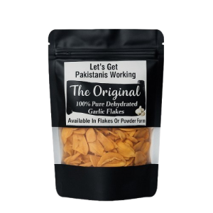 Dehydrated garlic flakes 500g pack in Pakistan – natural dried garlic for cooking, seasonings, and health benefits